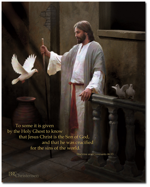 Christ and the Dove by Doc Christensen