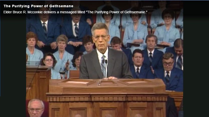 Bruce R. McConkie - Final Testimony