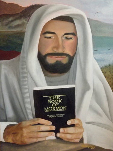 Christ and the Book of Mormon - Various Sizes - by Nathan Buhler