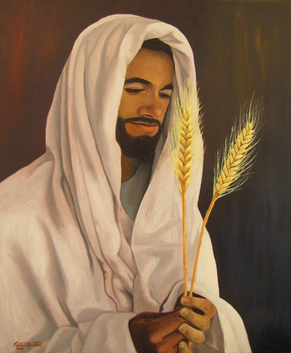 Christ With Wheat and Tare - Various Sizes - by Nathan Buhler