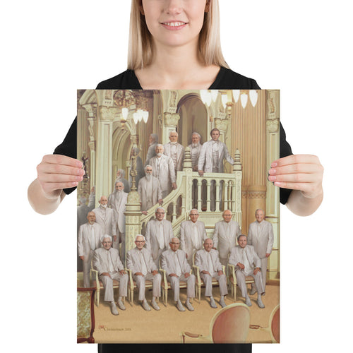 The Portrait of the Prophets 16 x 20 Canvas Edition with President Russell M. Nelson