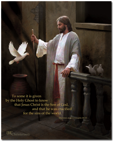 Christ and the Dove by Doc Christensen